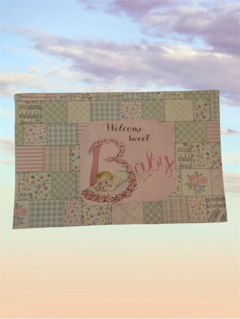 Set of 2 Handmade Vintage Baby Pocket Notebooks Lined Journal Stationery Gift